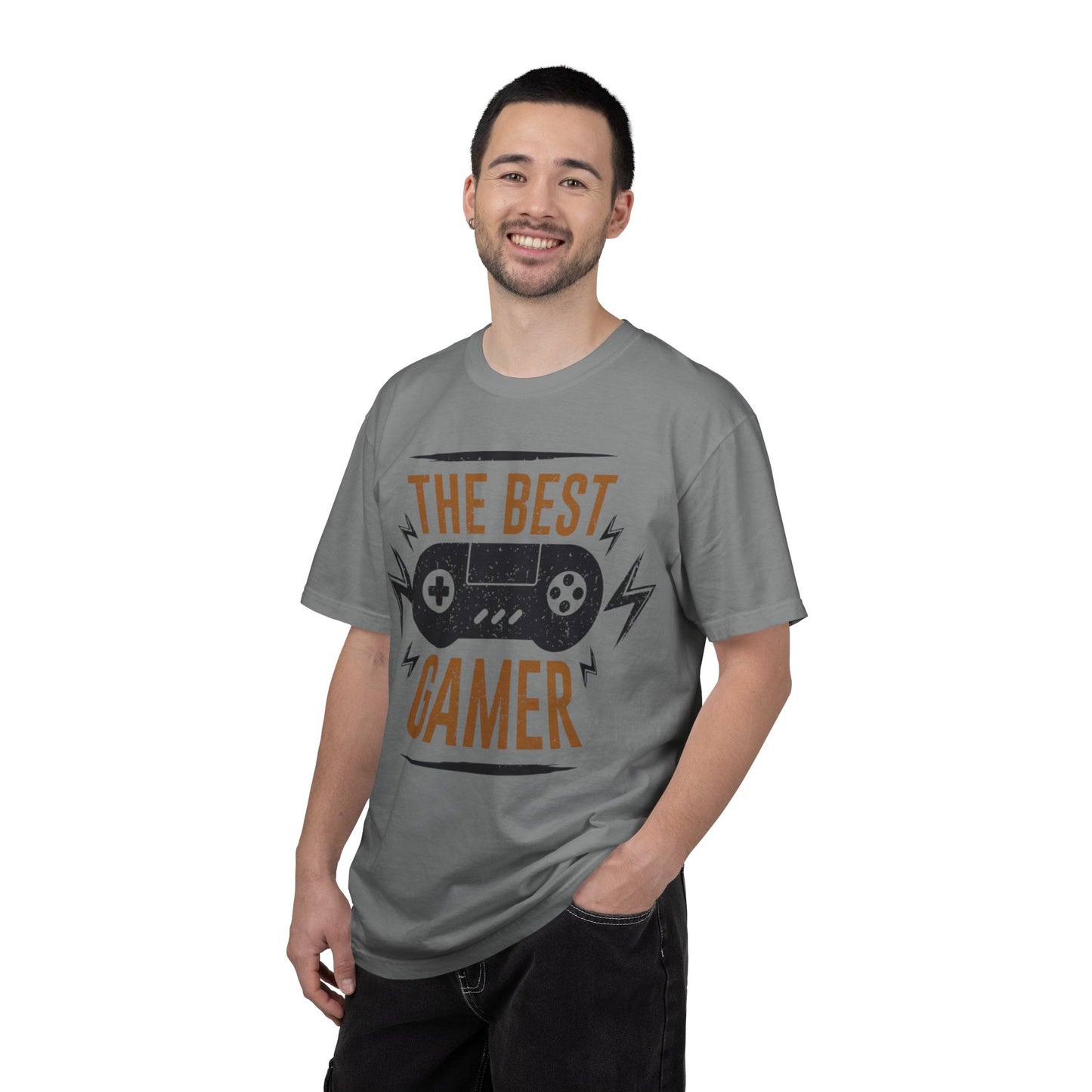 The Best Gamer Warriors Tee Non-Stop Playing Gaming Obsession Unisex Heavy Cotton T-Shirt
