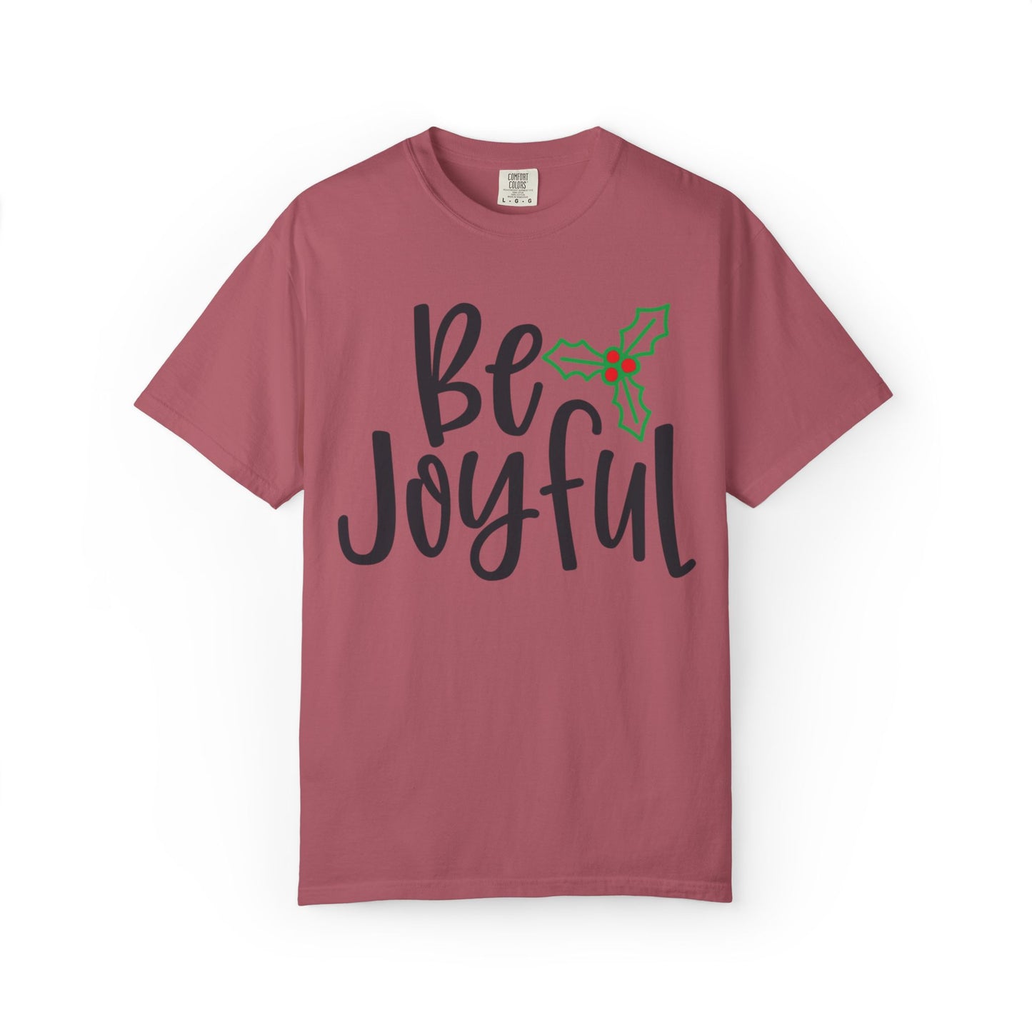 Be Joyful Festival Season Tee Twinkle Lights New Year Celebration Merry Christmas Noel Delight Unisex Heavy Cotton T-Shirt