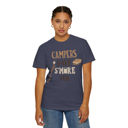 Campers Adventure Mountain Tee Belays Ropes Fun Activities Unisex Heavy Cotton T-Shirt