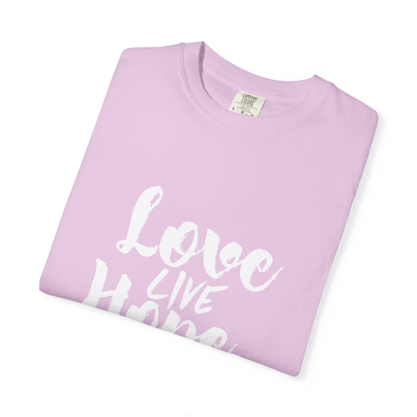 Love live hope Modern Tee Achievement Self-Improvement Unisex Heavy Cotton T-Shirt