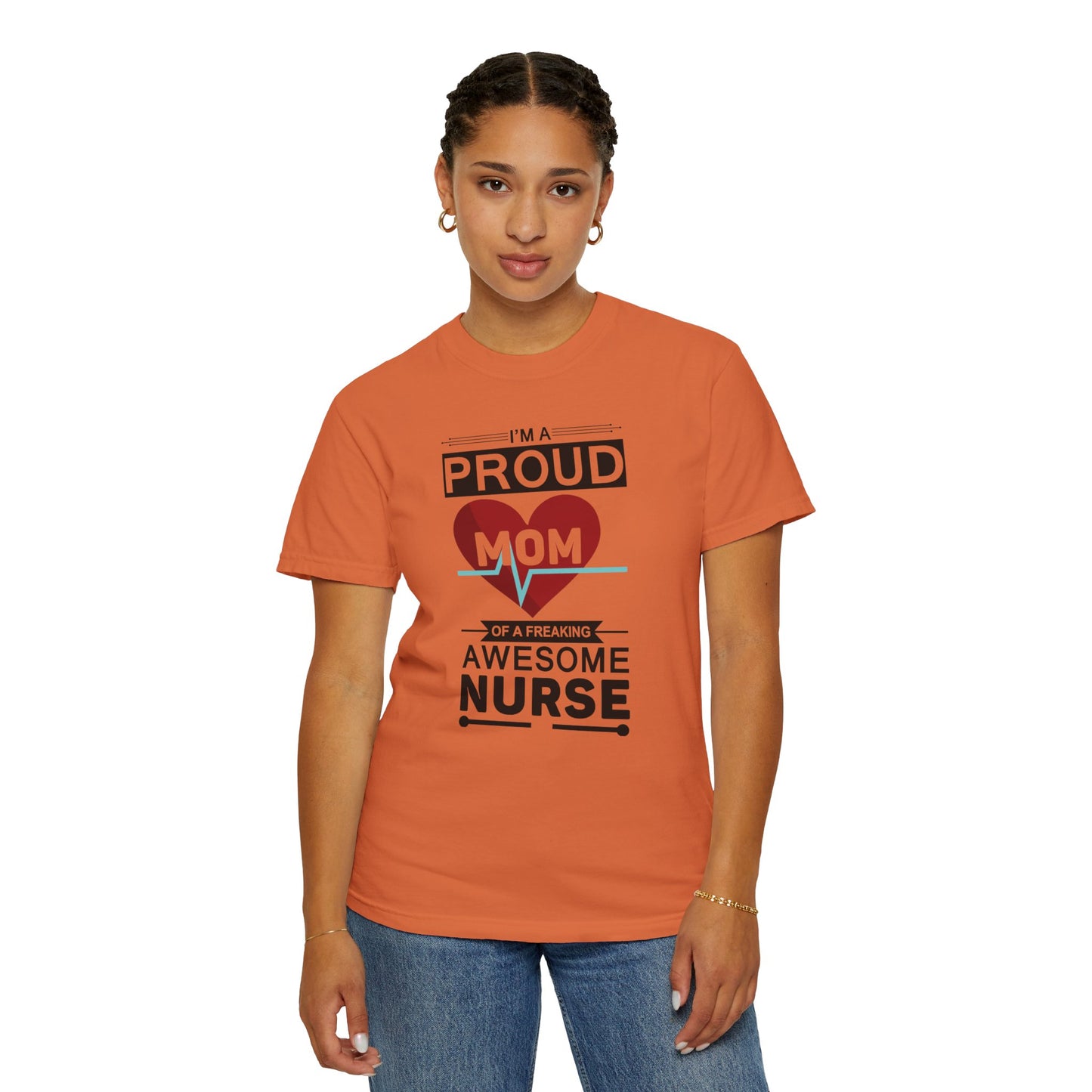 I’m A Proud Mom Clinical Specialist Education Healthcare Job Devoted Trendy Tee Patient Care Medical Unisex Heavy Cotton T-Shirt
