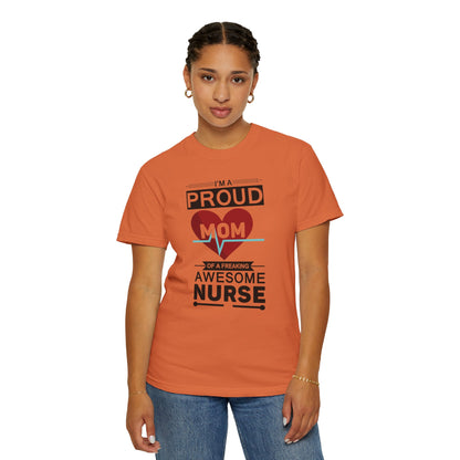 I’m A Proud Mom Clinical Specialist Education Healthcare Job Devoted Trendy Tee Patient Care Medical Unisex Heavy Cotton T-Shirt