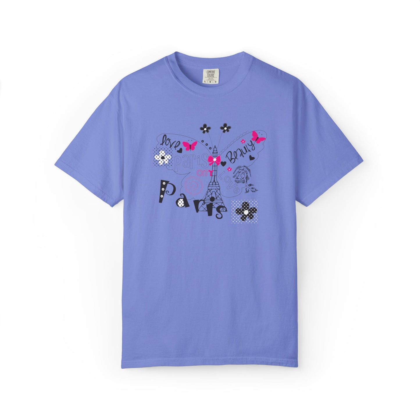 Paris Love Honeymoon Spots Candlelit Dinners Couples’ Tee Retreats Paris Fashion Unisex Heavy Cotton T-Shirt