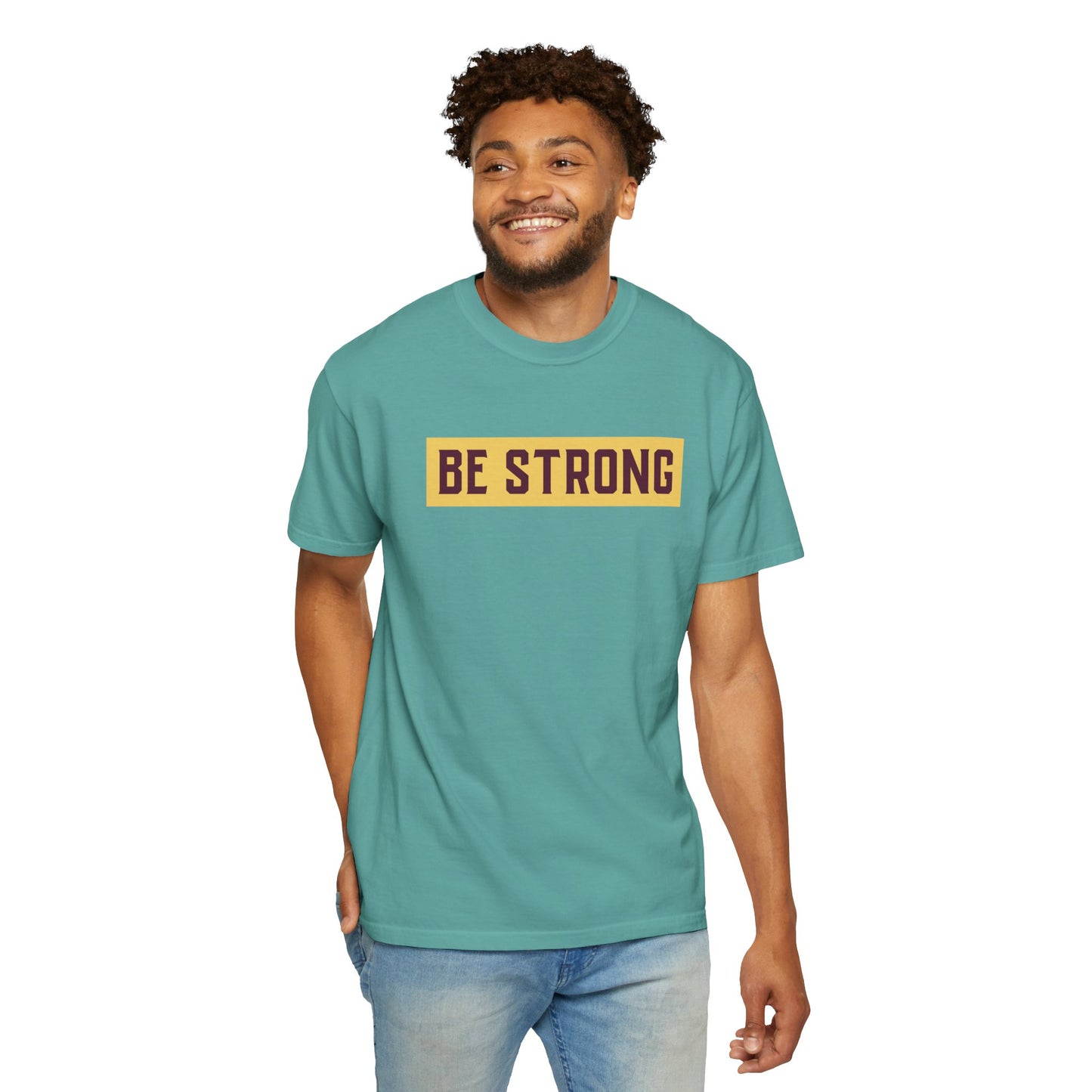 Be Strong Quotes Best Selling Unisex Heavy Cotton T-Shirt