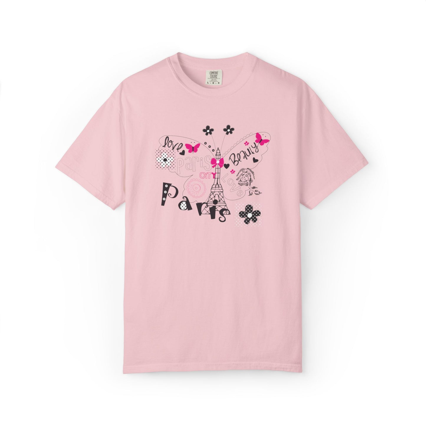 Paris Love Honeymoon Spots Candlelit Dinners Couples’ Tee Retreats Paris Fashion Unisex Heavy Cotton T-Shirt