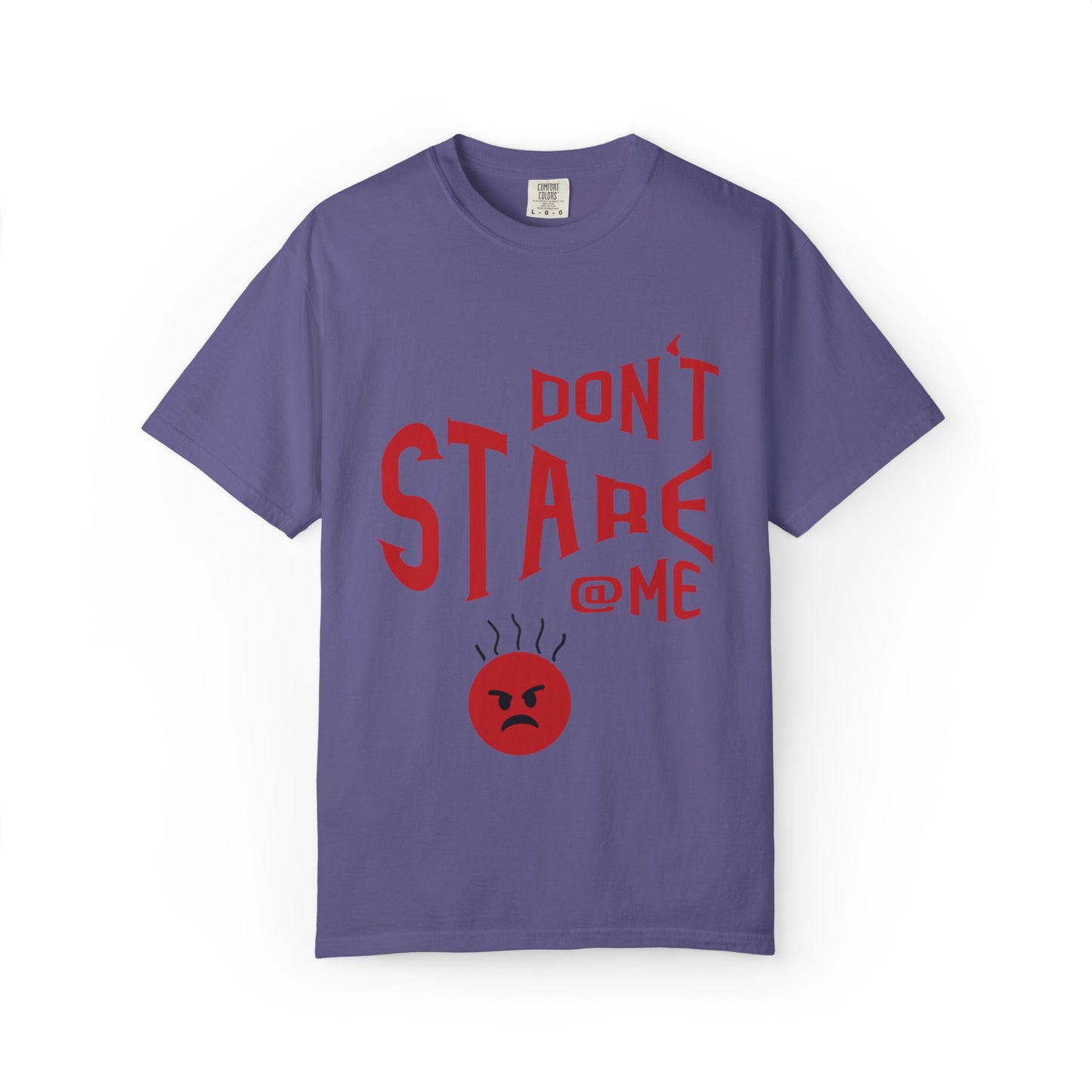 Don’t Stare Me Politeness Tee Personal Space Self-Consciousness Respect Boundaries Unisex Heavy Cotton T-Shirt