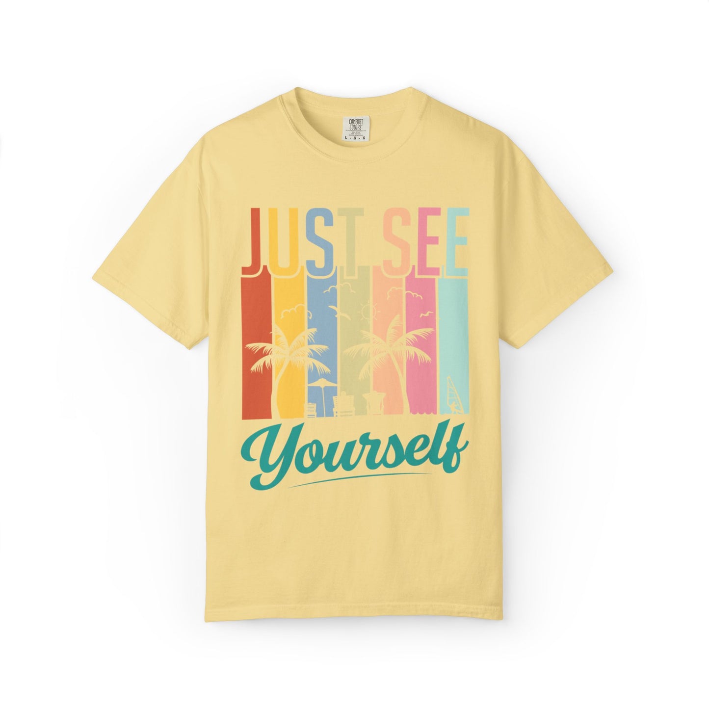 Inspirational Just See Yourself Self-Discovery Personal Vision Focus Summer Vibes Unisex Heavy Cotton T-Shirt