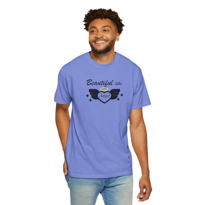 Beautiful Like Angel Politeness Tee Confidence Boost Stunning Gracefulness Unisex Heavy Cotton T-Shirt