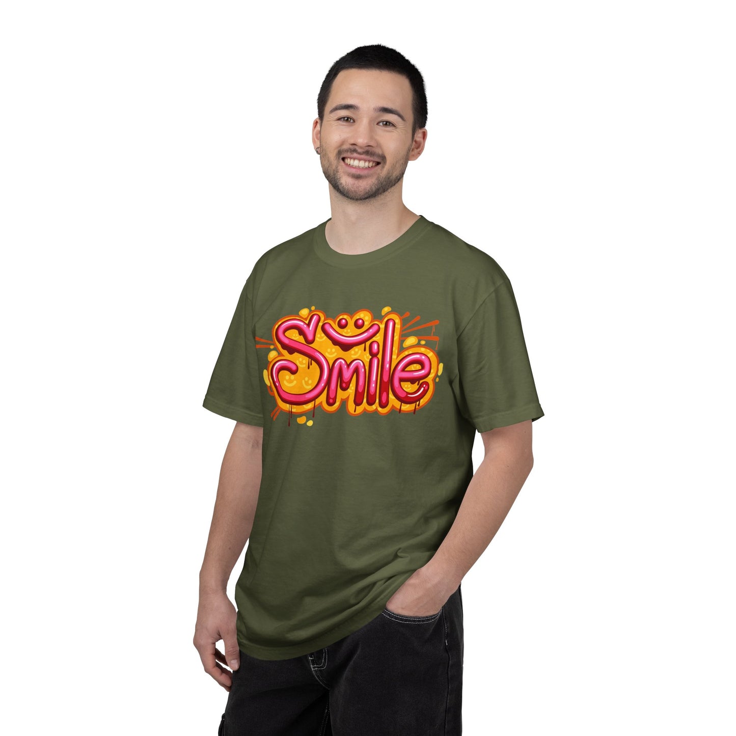 Smile Unisex Garment-Dyed T-shirt
