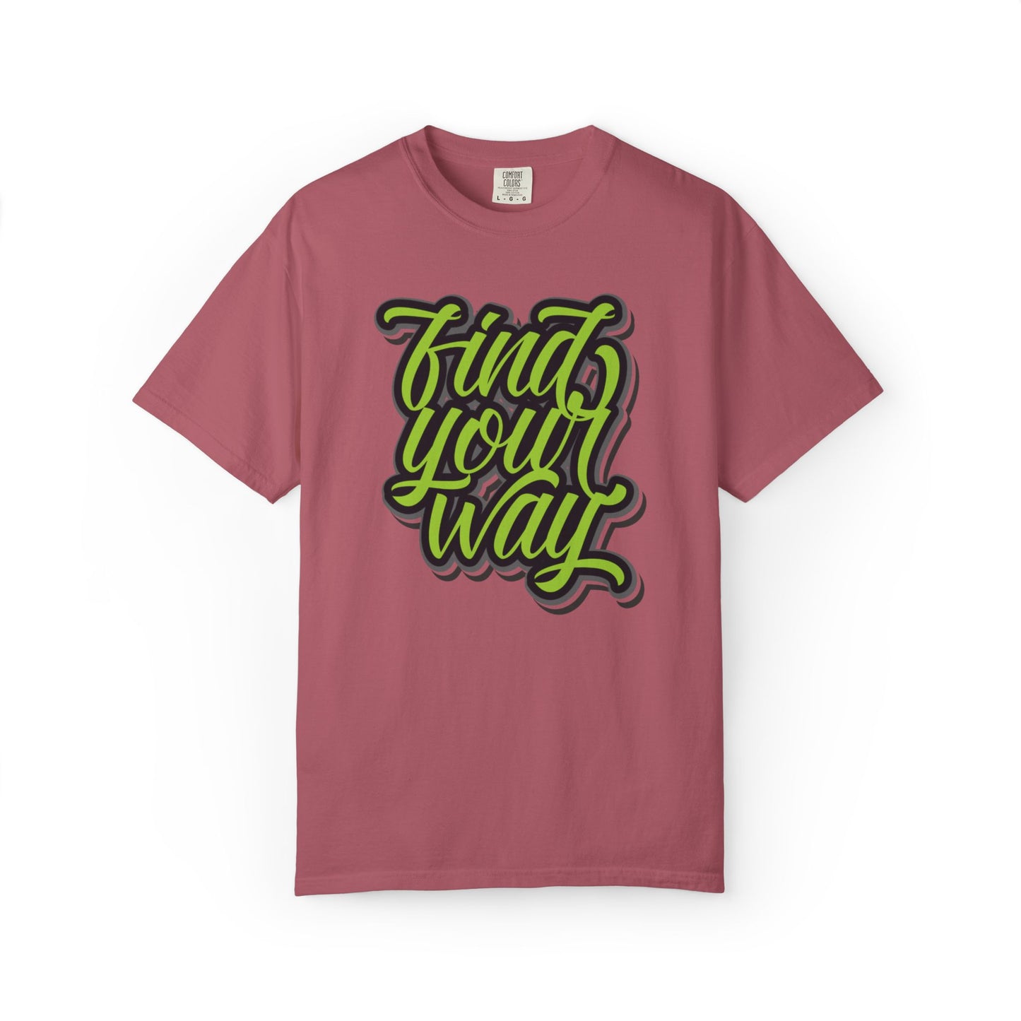 Find Your Way Direction Guidance Tee Exploration Adventure Destination Unisex Heavy Cotton T-Shirt