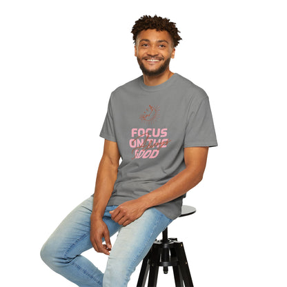 Focus on Good Trendy Tee Travel Addict Exploring Adventurous Tour Lover Tourist Journey Unisex Heavy Cotton T-Shirt