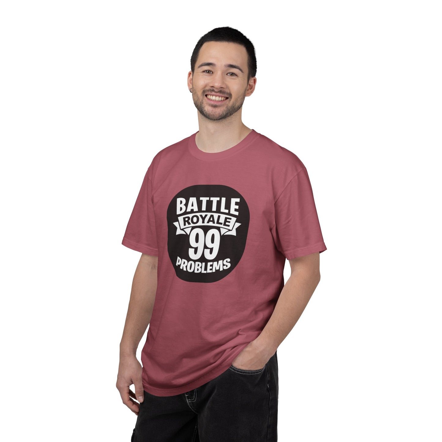 Battle Royal Multiplayer Madness Tee Thrilling Elimination High-Stakes Combat Unisex Heavy Cotton T-Shirt