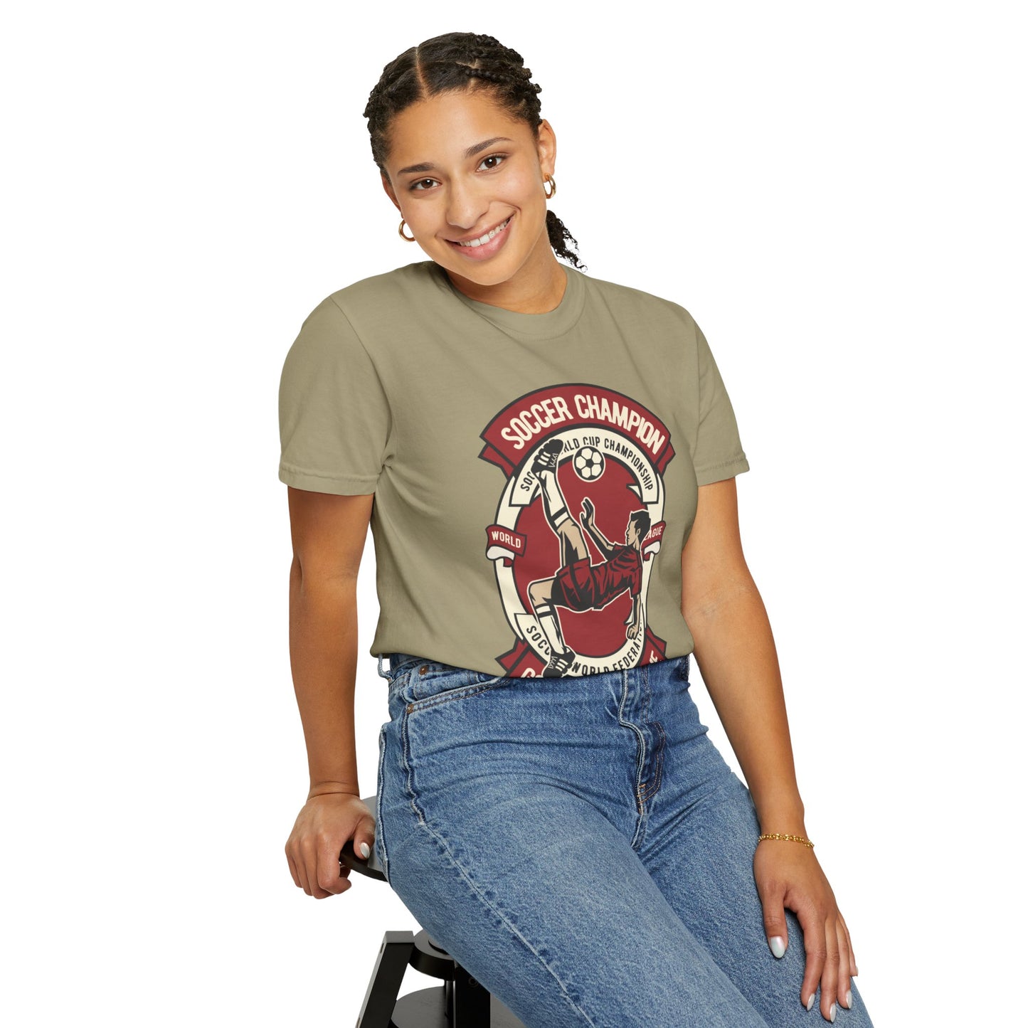 Soccer Champion Heartwarming Sweet Tee Charismatic Passion Unisex Heavy Cotton T-Shirt
