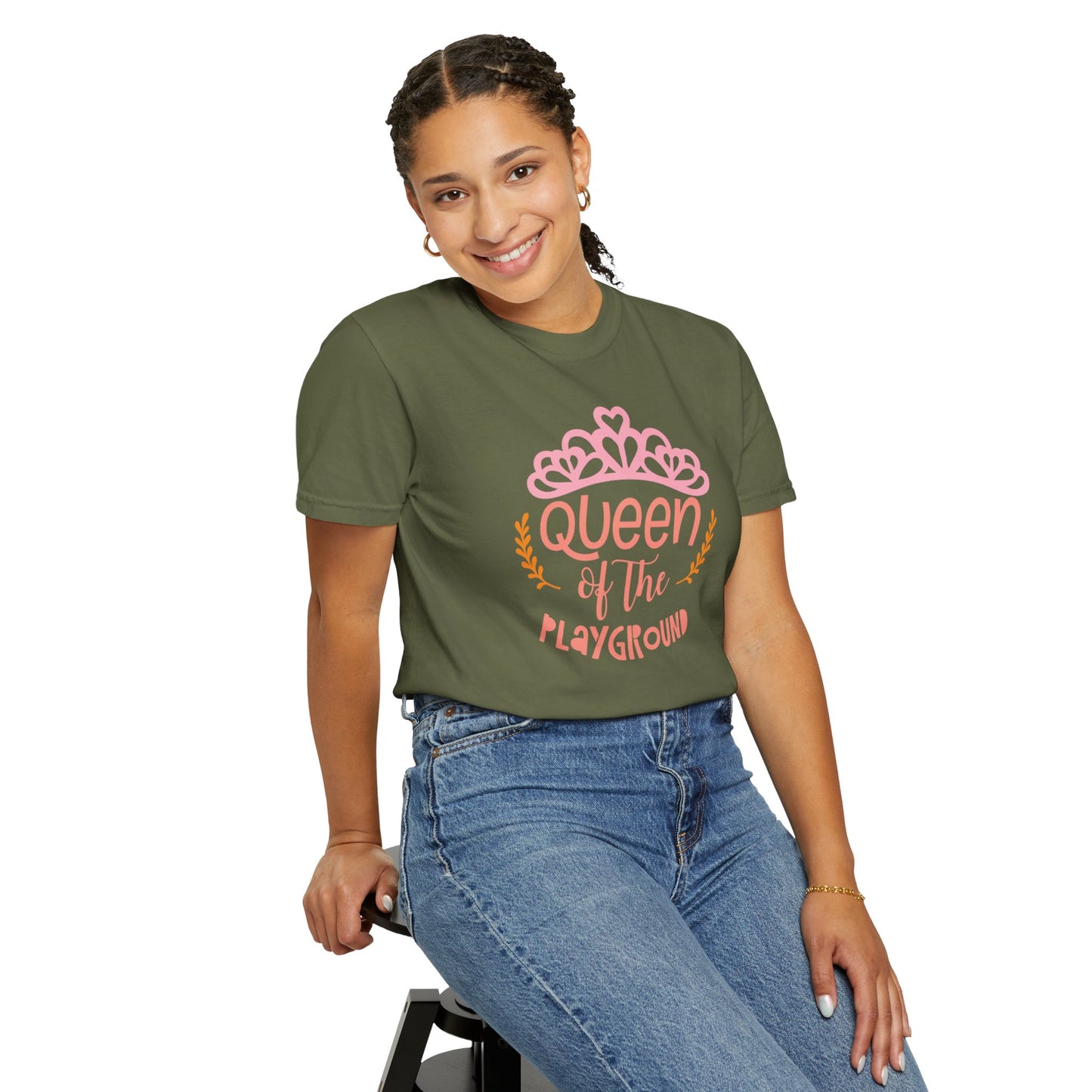 Queen Of The Playground Playtime Learning Objectives Early Toddlers Tee Childhood Development Unisex Heavy Cotton T-Shirt