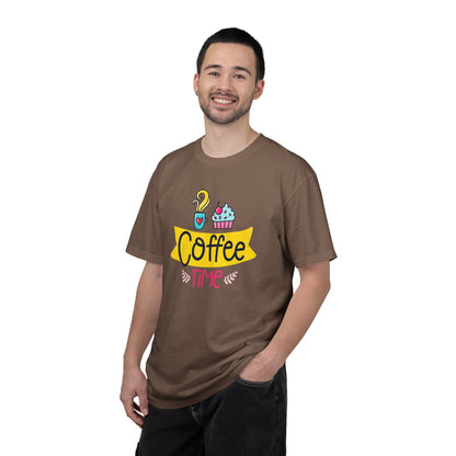 Funny Coffee Time Beans Latte Lovers Tee Black Brew Addicted Barista Freak Unisex Heavy Cotton T-Shirt