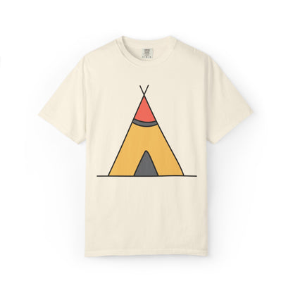 Camping  Adventure Lovers Tee Nature Exploration Bonfire Travel Van Unisex Heavy Cotton T-Shirt