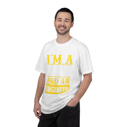 Proud Dad I’m Dad And An Engineer Fatherhood Role Model Problem-solving Critical Thinking Unisex Heavy Cotton T-Shirt