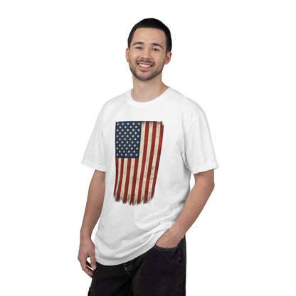 Flag USA - Unisex Garment-Dyed T-shirt