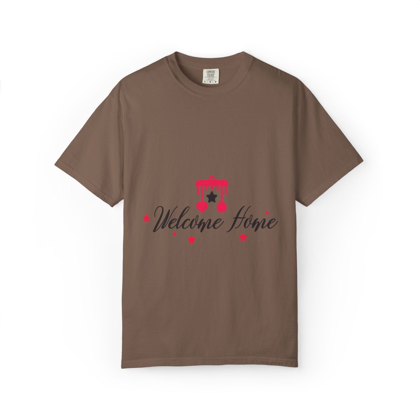 Welcome Home Peaceful Paradise Tee Cherished Space Heartfelt Haven Unisex Heavy Cotton T-Shirt