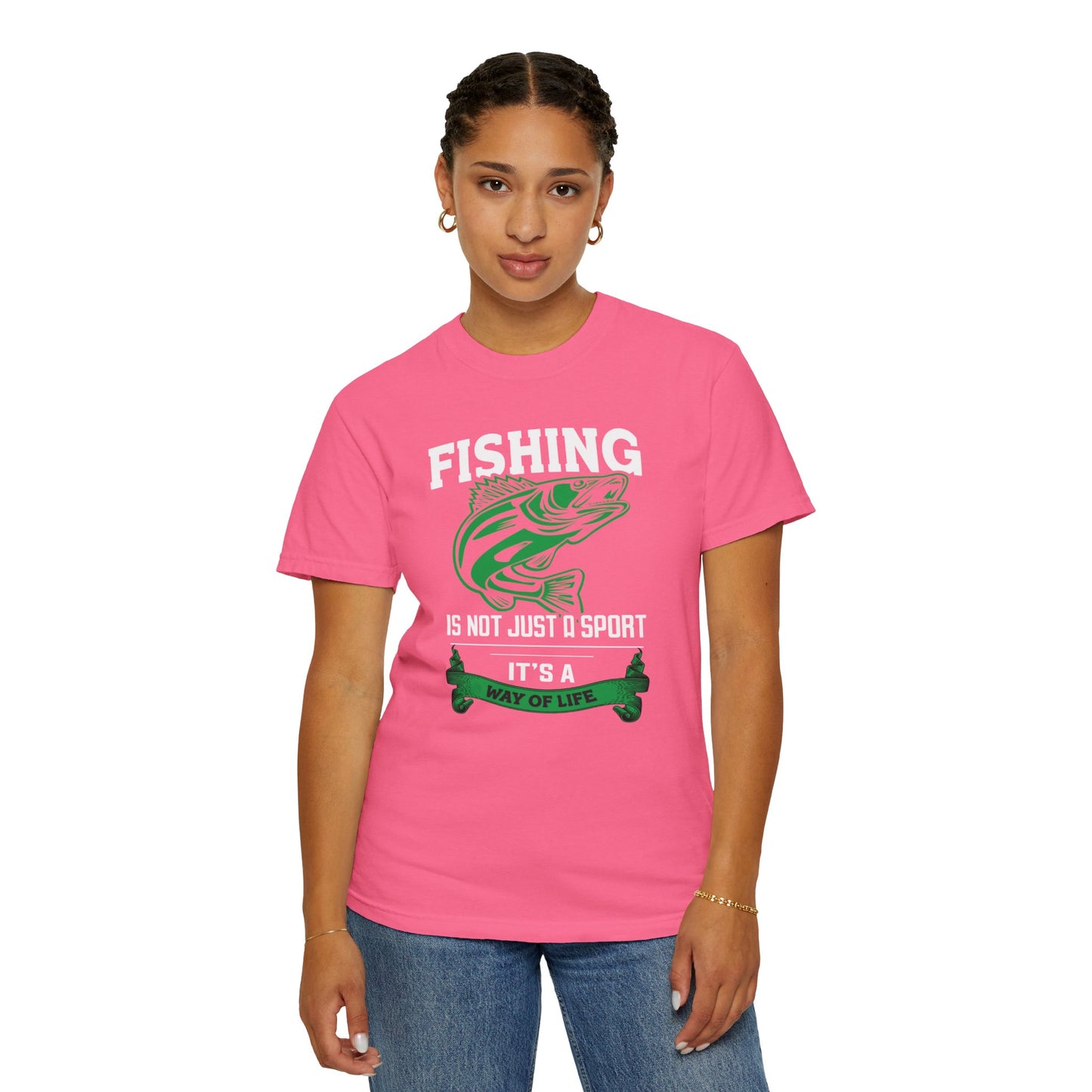Fishing Is Not Just A Sport Reel Bait Fishing Tee Solitude Unisex Heavy Cotton T-Shirt