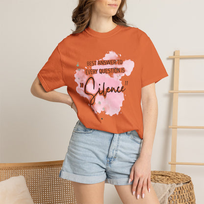 Silence - Unisex Garment-Dyed T-shirt