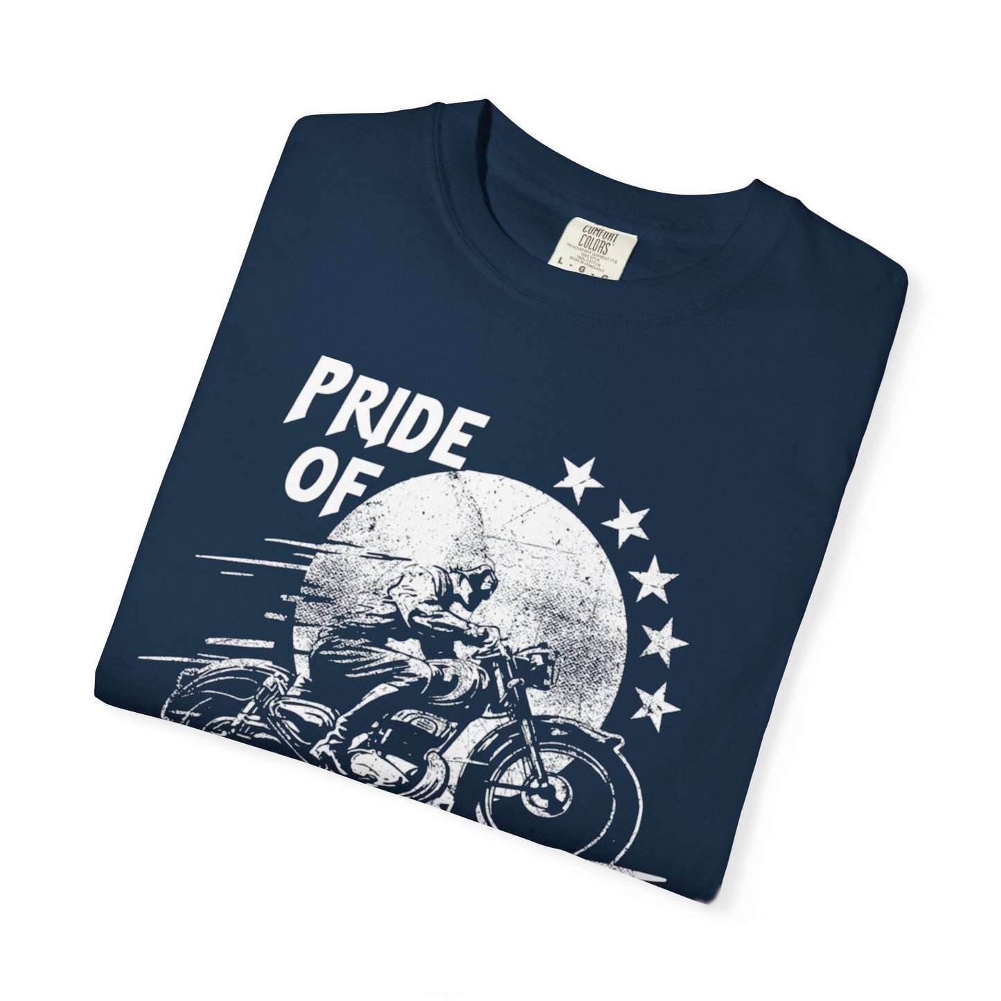 Vintage Pride Of The American Road 1973 Nostalgic Trendy Tee Motorcycle Classic Ride Legendary Bike Unisex Heavy Cotton T-Shirt