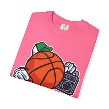 Funny Street Basketball Court King Queens Basketball Lovers Tee Slam Dunk Net Warriors Unisex Heavy Cotton T-Shirt