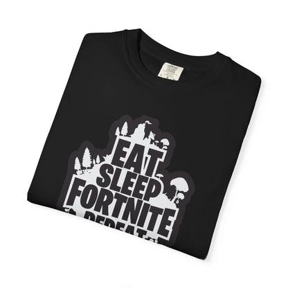 Eat Sleep Fortnite Battle Royale Squad Gameplay Passion Tee Solo Missions Social Gaming Unisex Heavy Cotton T-Shirt