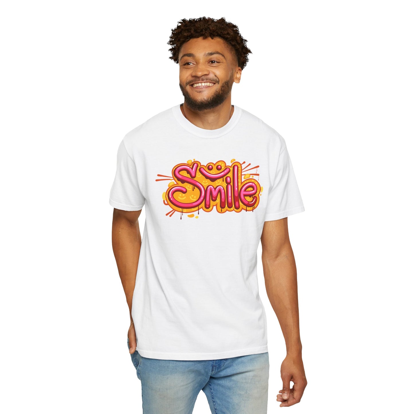 Smile Unisex Garment-Dyed T-shirt