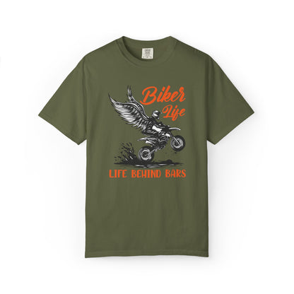 Thriller Live Behind Bars Secret Of Life Journey Over Destination Two Wheeled Adventures Unisex Heavy Cotton T-Shirt