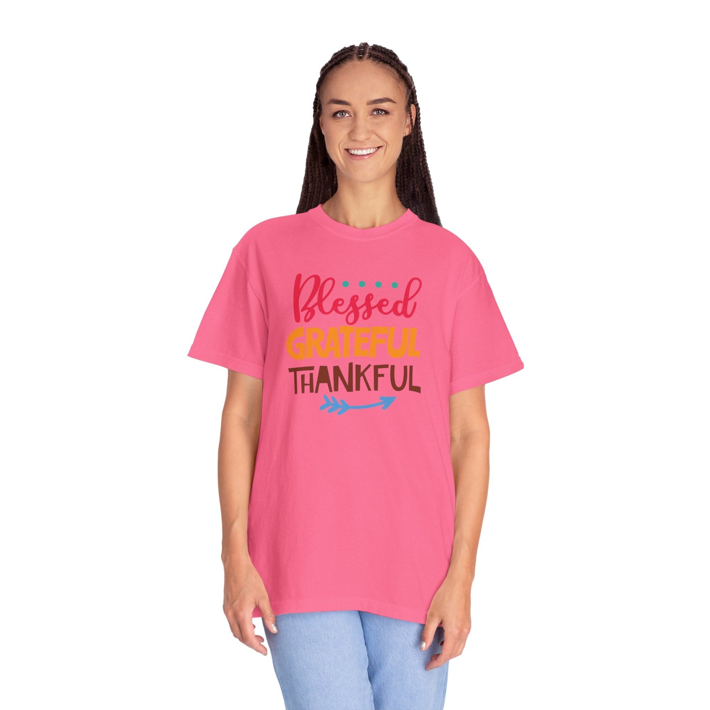 Blessed Grateful ThankfulAppreciate Everything Lovers Tee Positivity Self-Sufficiency Satisfaction Unisex Heavy Cotton T-Shirt