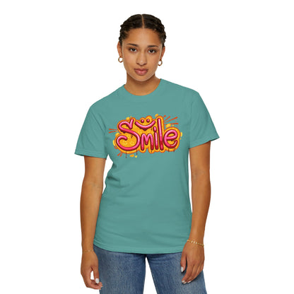 Smile Unisex Garment-Dyed T-shirt
