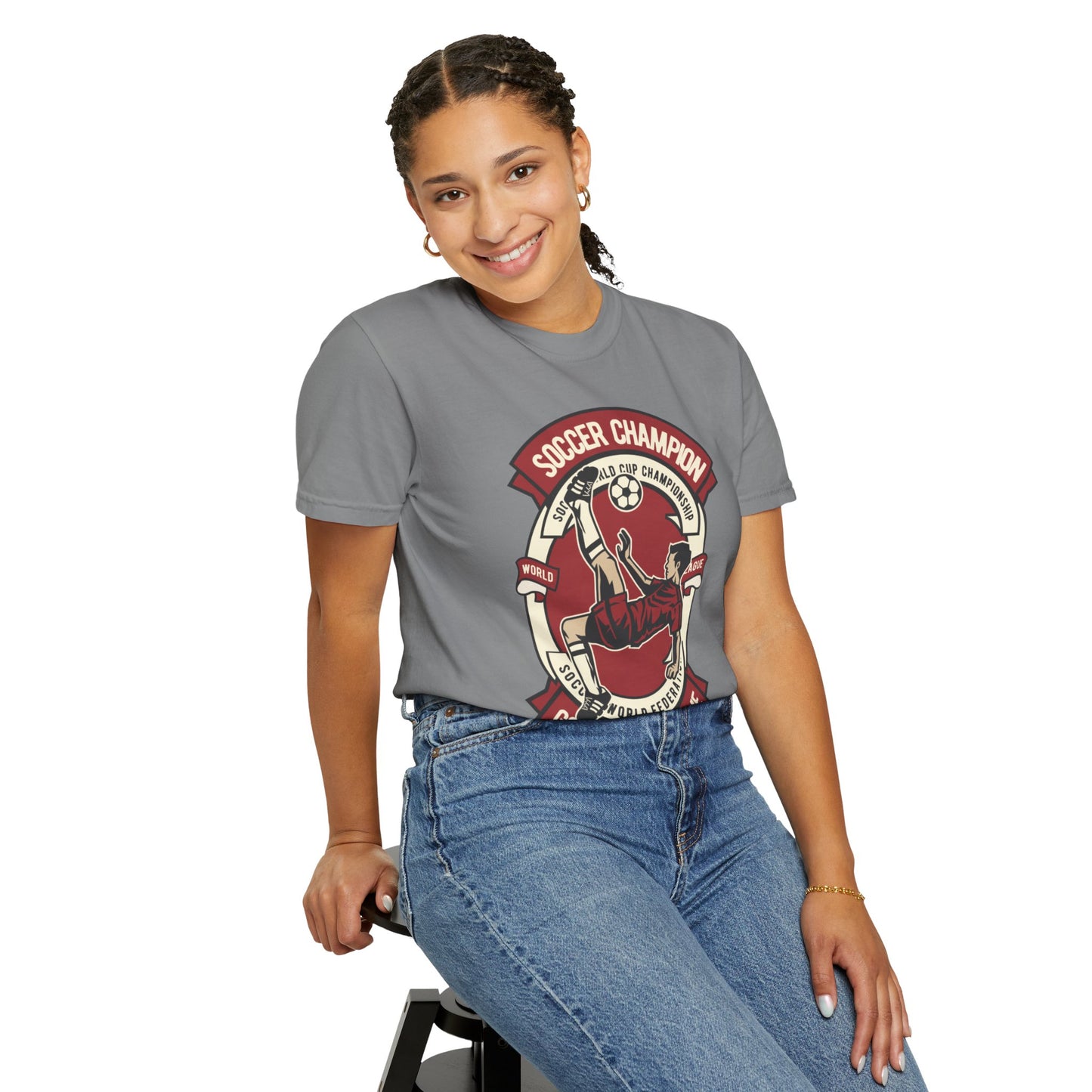 Soccer Champion Heartwarming Sweet Tee Charismatic Passion Unisex Heavy Cotton T-Shirt