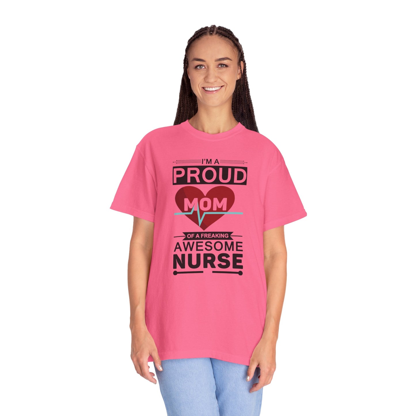 I’m A Proud Mom Clinical Specialist Education Healthcare Job Devoted Trendy Tee Patient Care Medical Unisex Heavy Cotton T-Shirt