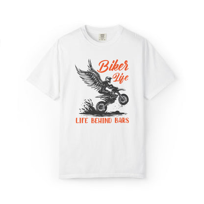 Thriller Live Behind Bars Secret Of Life Journey Over Destination Two Wheeled Adventures Unisex Heavy Cotton T-Shirt