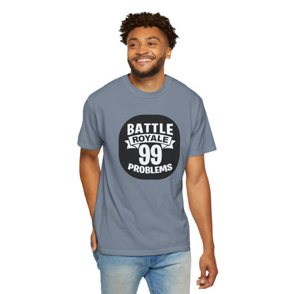 Battle Royal Multiplayer Madness Tee Thrilling Elimination High-Stakes Combat Unisex Heavy Cotton T-Shirt