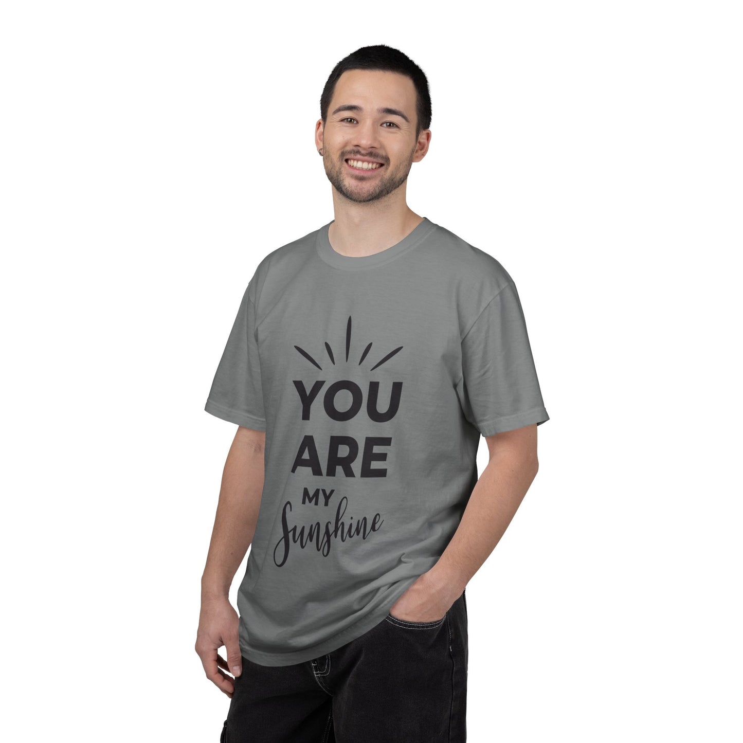 You Are My Sunshine Lovers Tee Hug Rainbow Passion Unconditional Soulful Connection Unisex Heavy Cotton T-Shirt