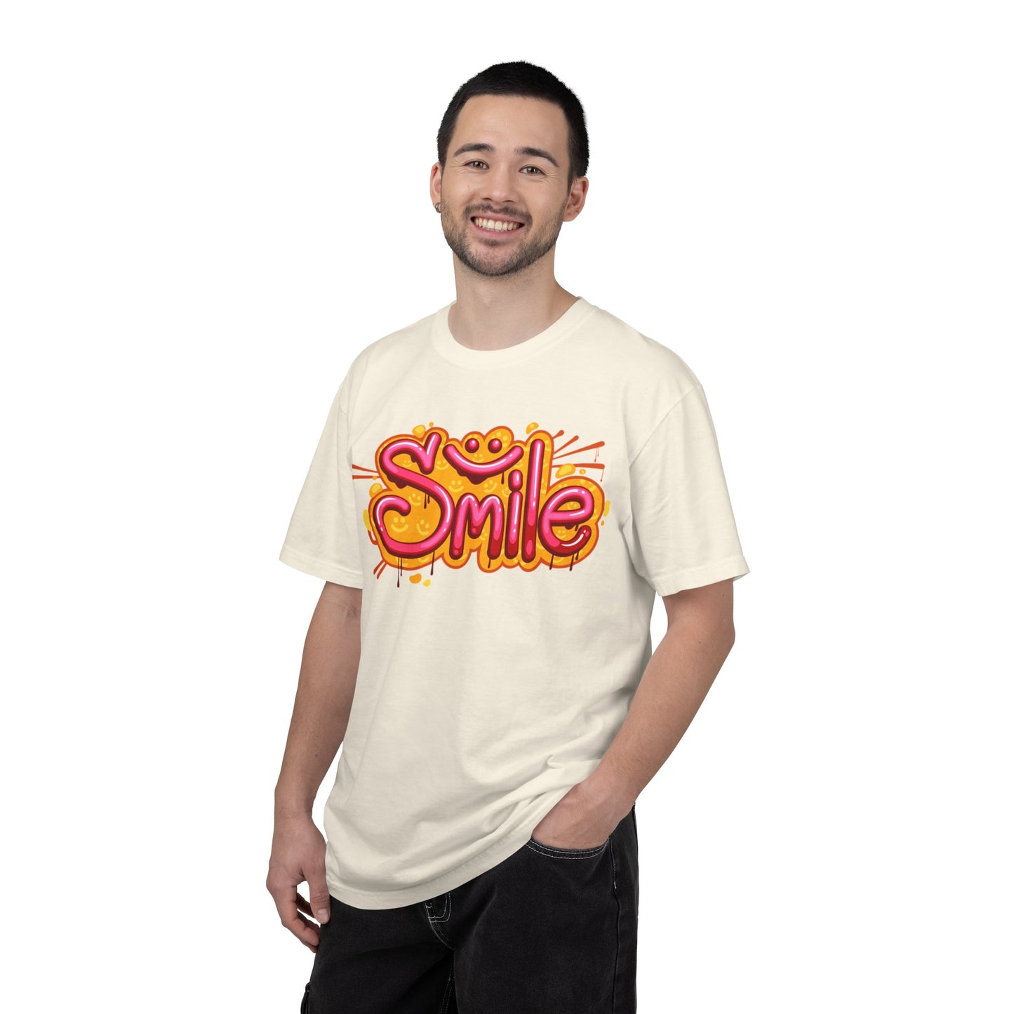 Smile Unisex Garment-Dyed T-shirt