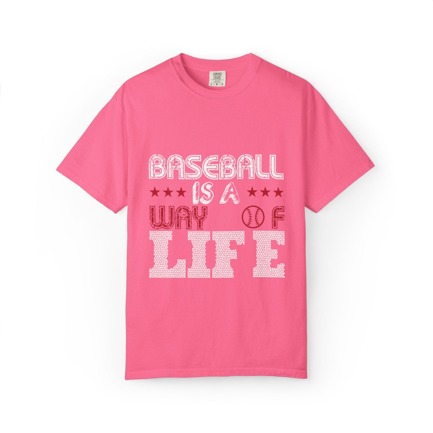 Funny Baseball Is A Way Of Life Sarcastic Deep Love Happiness Passion Baseball lovers Sports Preference Unisex Heavy Cotton T-Shirt