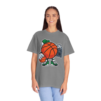 Funny Street Basketball Court King Queens Basketball Lovers Tee Slam Dunk Net Warriors Unisex Heavy Cotton T-Shirt