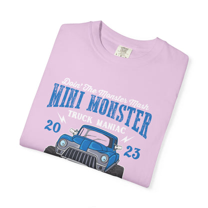 Funny Mini Monster Truck Manic Speed Truck Power Sarcastic Extreme Adventure Four-Wheel Drive Unisex Heavy Cotton T-Shirt