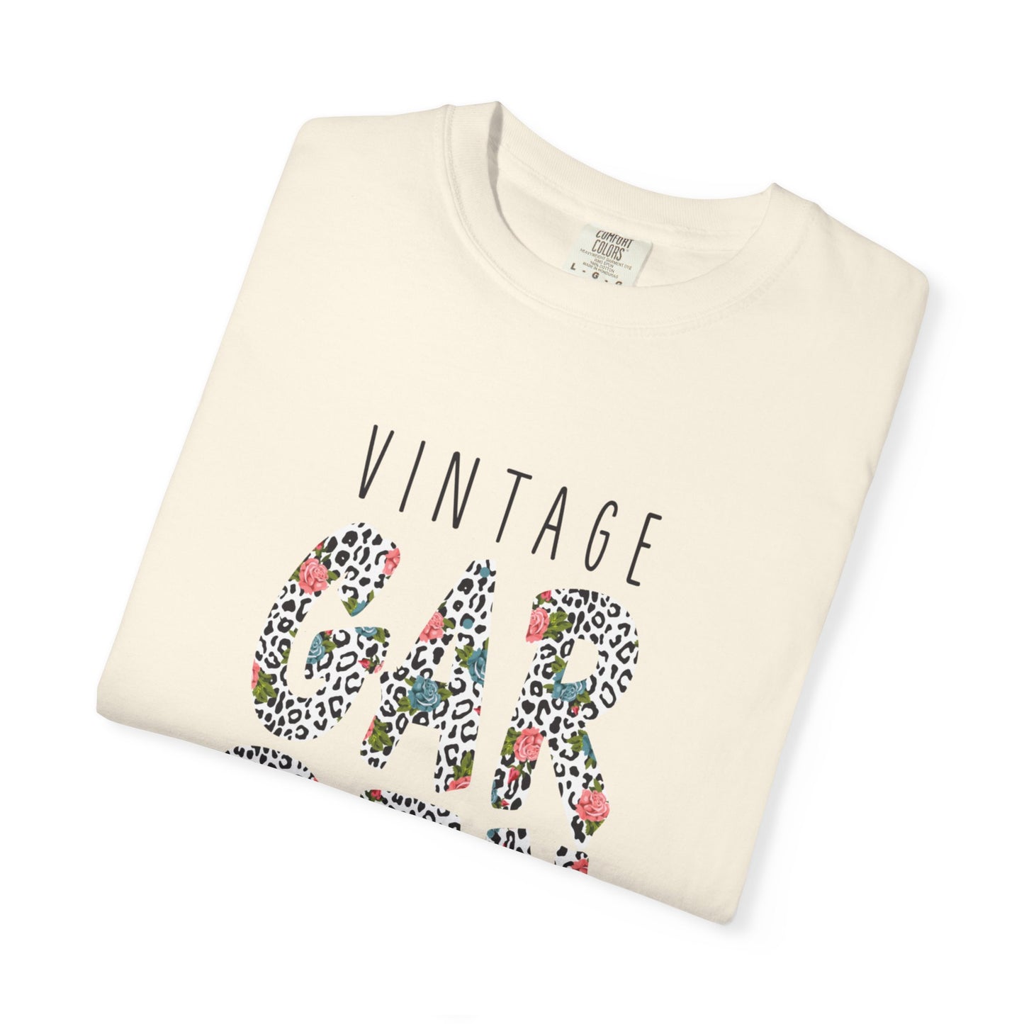 Vintage Garden Rose Heartwarming Lovely Trendy Tee Sweet Charismatic Beautiful Fragrance Happiness Unisex Heavy Cotton T-Shirt