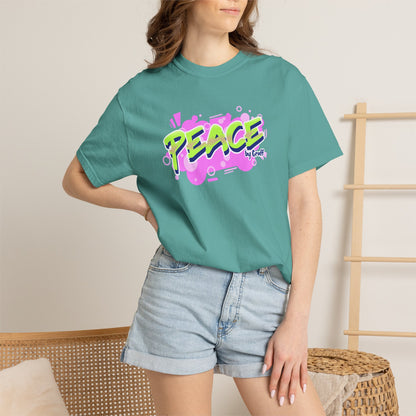 Graffiti Logo Maker Featuring Bubbly Graphics Unisex Heavy Cotton T-Shirt
