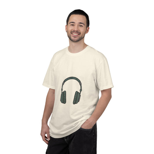 Head Phone Unisex Garment-Dyed T-shirt