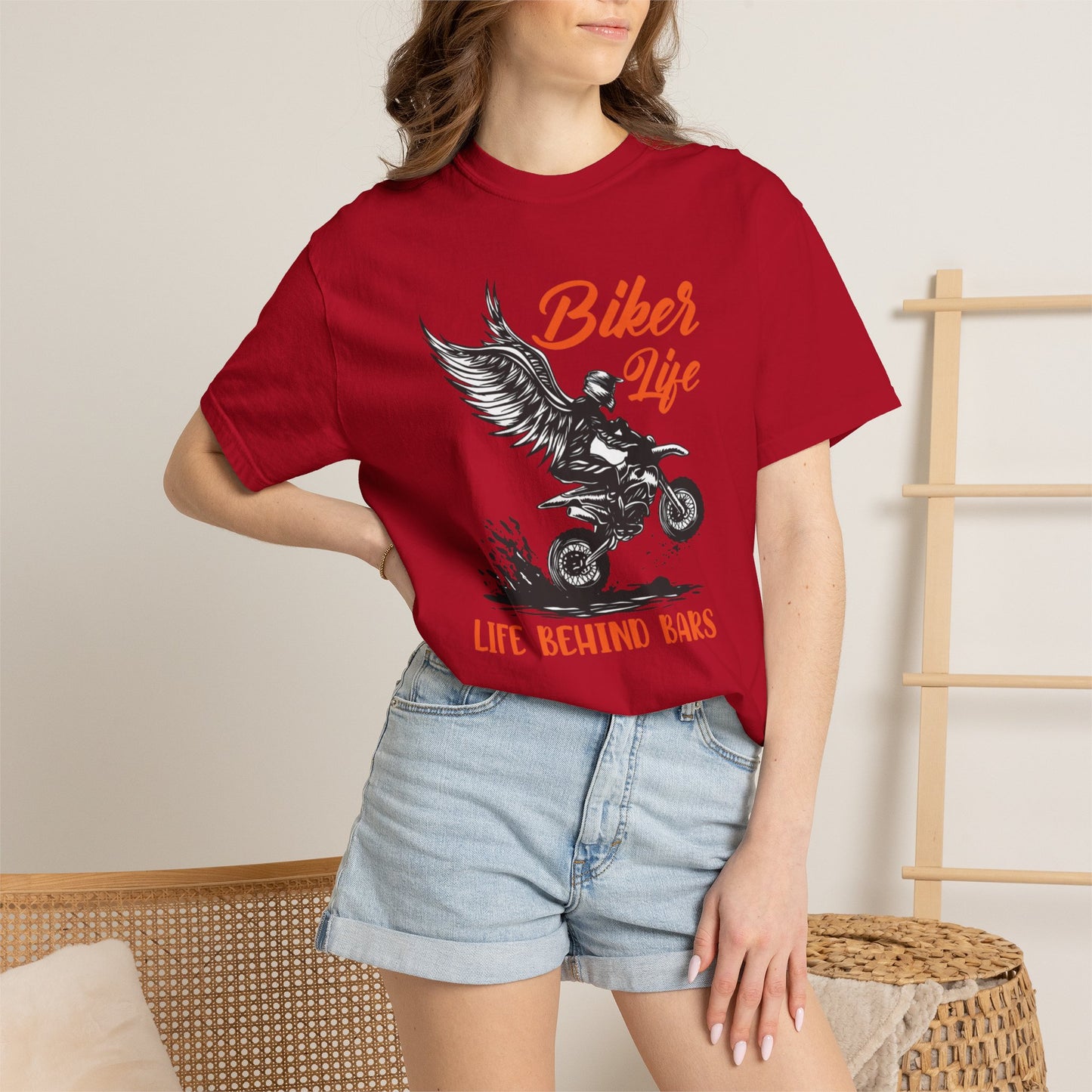 Thriller Live Behind Bars Secret Of Life Journey Over Destination Two Wheeled Adventures Unisex Heavy Cotton T-Shirt