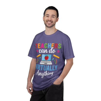 Inspirational Teacher Can Do Virtually Anything Enlightenment Bridge Builder Lifelong Mission Unisex Heavy Cotton T-Shirt