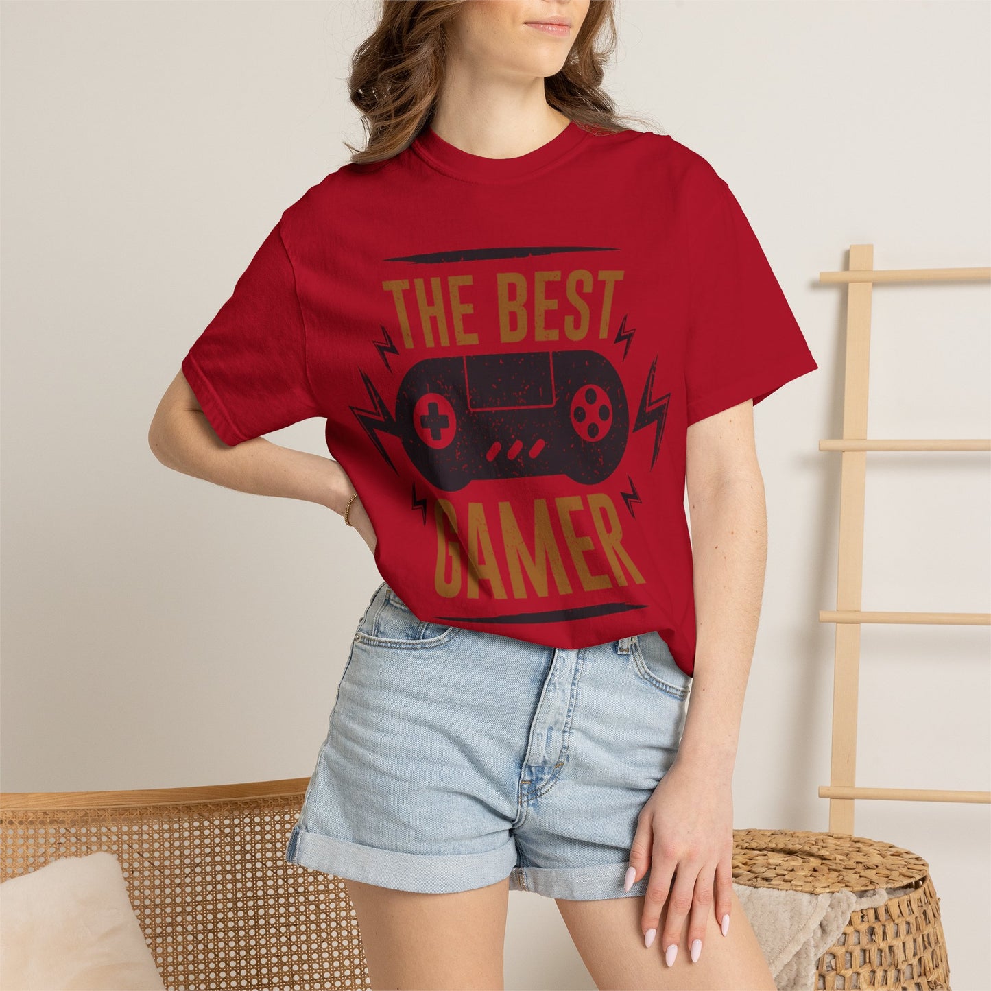 The Best Gamer Warriors Tee Non-Stop Playing Gaming Obsession Unisex Heavy Cotton T-Shirt