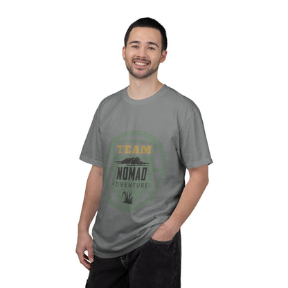 Team Nomad Constant Movement Discovery Freedom Adventure Enthusiasts Unisex Heavy Cotton T-Shirt