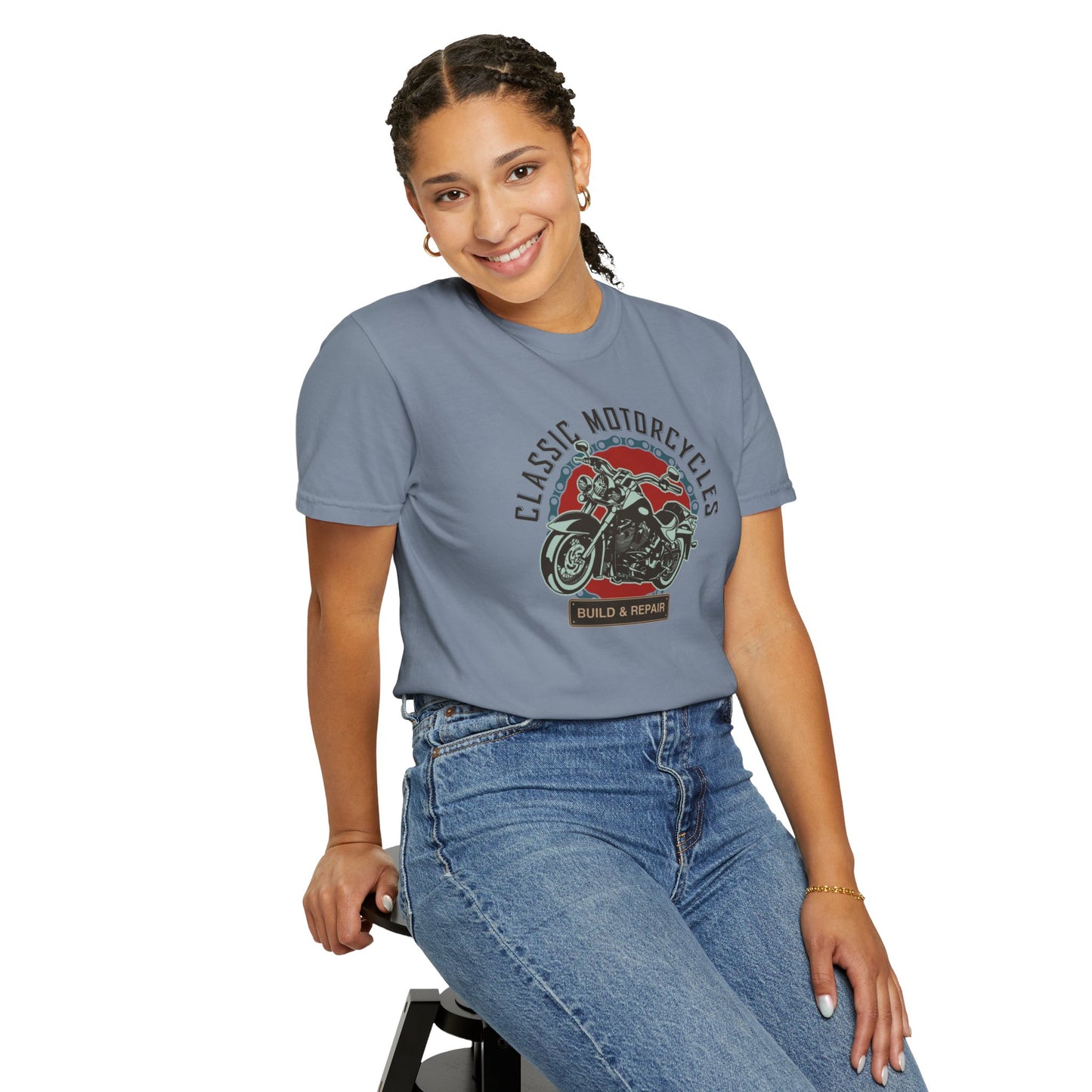 Classic Motorcycles Custom Engine Club Motorbike Lovers Trendy Tee High-speed Rider Adventure Racer Unisex Heavy Cotton T-Shirt