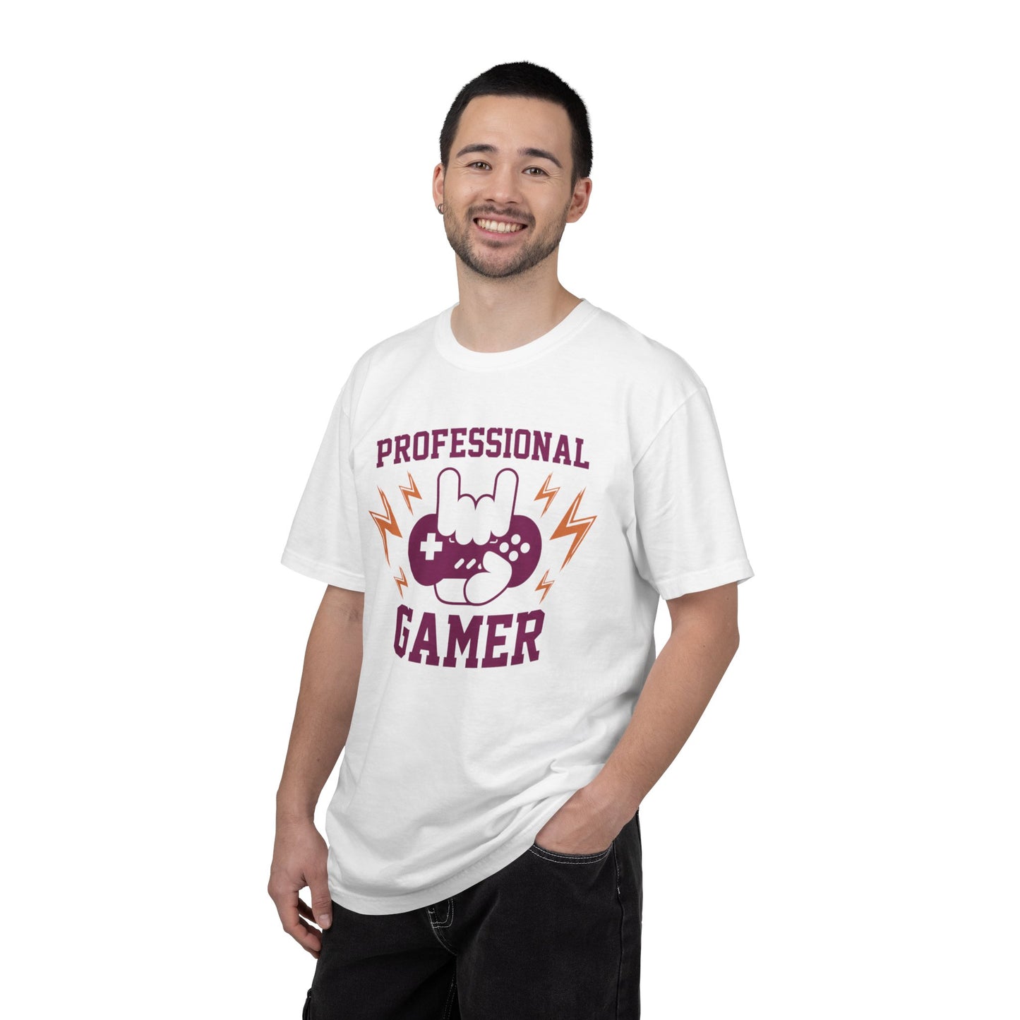 Professional Gamer Warriors Tee Non-Stop Playing Gaming Obsession Unisex Heavy Cotton T-Shirt